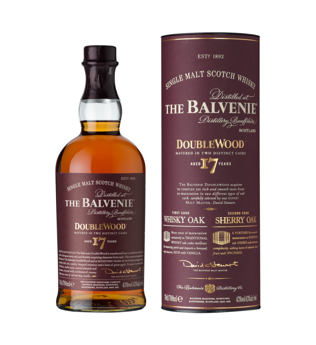 Whisky The Balvenie Double Wood 17 ani 0.7L